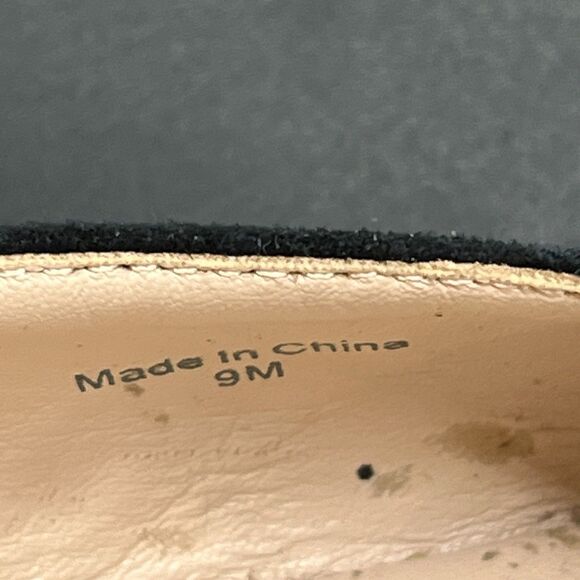 KATE SPADE Coco Point Toe Pumps womens size 9 M black kitten heel suede - Picture 6 of 7